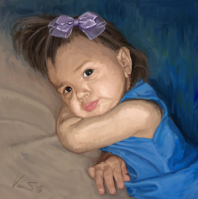 Obraz dvouletá Adélka