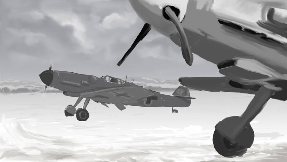 Obraz JG 53 na východní frontě roku 1941
