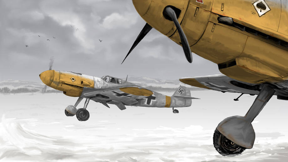Obraz JG 53 na východní frontě roku 1941