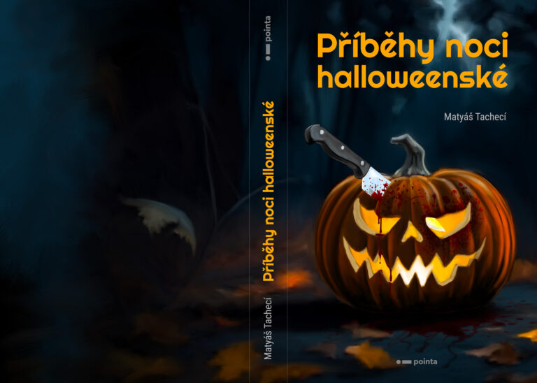 Návrh obálky knihy Příběhy noci halloweenské